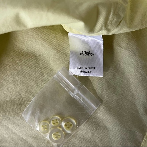 Revolve L'Acadamie Tory button down cornsilk - large - Picture 11 of 12